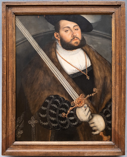 Johann Friedrich I, el Magnánimo, Elector de Sajonia, por Lucas Cranach