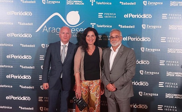 El Lugarteniente del Justicia y la Secretaria General asisten a la XXIX Gala Aragoneses del año en el Palacio de Congresos de Zaragoza