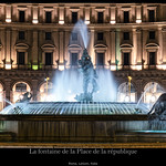 La fontaine de la Place de la république - https://www.flickr.com/people/12472776@N07/