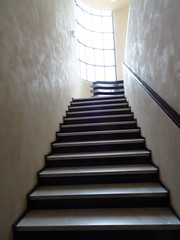 L'escalier (Villa Cavrois, Croix)