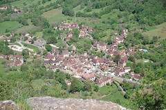 Looking down on Autoire - Photo of Lavergne