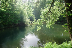 The confluence of l'Ouysse and the Dordogne