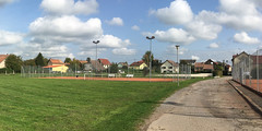 Grandvillars, rue du Moulin, les terrains de tennis