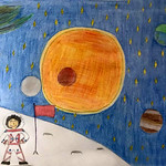 010 - Con gli occhi di un_astronauta di Greta 8 anni