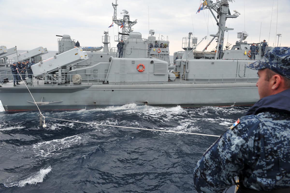 Vježba Hrvatske ratne mornarice HARPUN 14