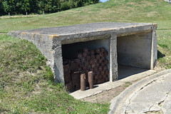 Shell storage for No4 Gun emplacement, Batterie de Merville