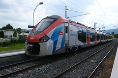 Train Léman Express @ Gare SNCF @ Valleiry