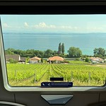 Lac Neuchâtel from a train window