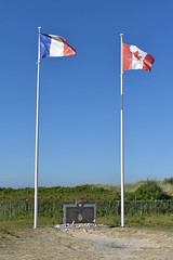 Royal Canadian Navy memorial at Juno Beach