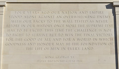 D-Day Broadcast by King George VI – British Normandy Memorial - Photo of Fontaine-Henry