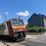 Train to Volmerange-Les-Mines at Dudelange