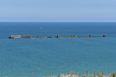 Remains of Mulberry ‘Phoenix’ Cassions off Gold Beach - Photo of Amblie