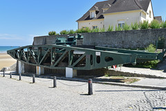 Mulberry Harbour ‘Whale’ bridge span at Arromanches-les-Bains