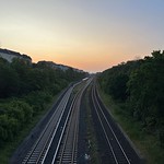 S-Bahn at dawn