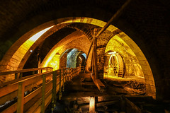 Underground in the salt works of Salins, Franche-Comté