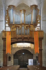 Les orgues du XVIIIè siècle (Abbaye Sainte Marie d'Arles-sur-Tech)