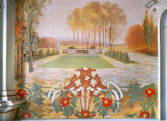 Décor d'Henri Barberis pour a villa les Indis (Arles-sur-Tech)