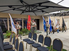 2023-05-30 Memorial Day color guard at St Bart's
