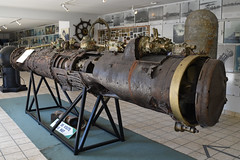 German Torpedo tube at Musée des épaves