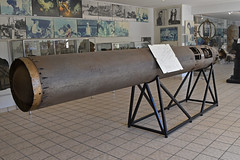 British Mk.VIII torpedo from ‘HNoMS Svenner’ (G03) at Musée des épaves