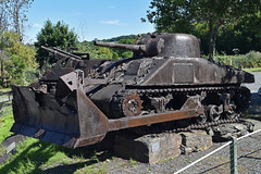 M4A3 Sherman Dozer at Musée des épaves