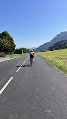 Along the Col de Jambaz approach (the sprint point of the stage)