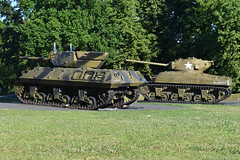M10 GMC and M4A1(76) Sherman at the Overlord Museum