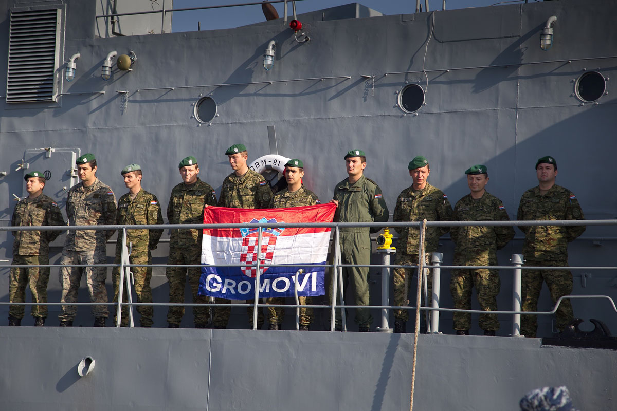 Povratak brodova HRM-a s NATO vježbe u Španjolskoj
