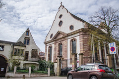 L'arrière de l'église Sainte-Aurélie
