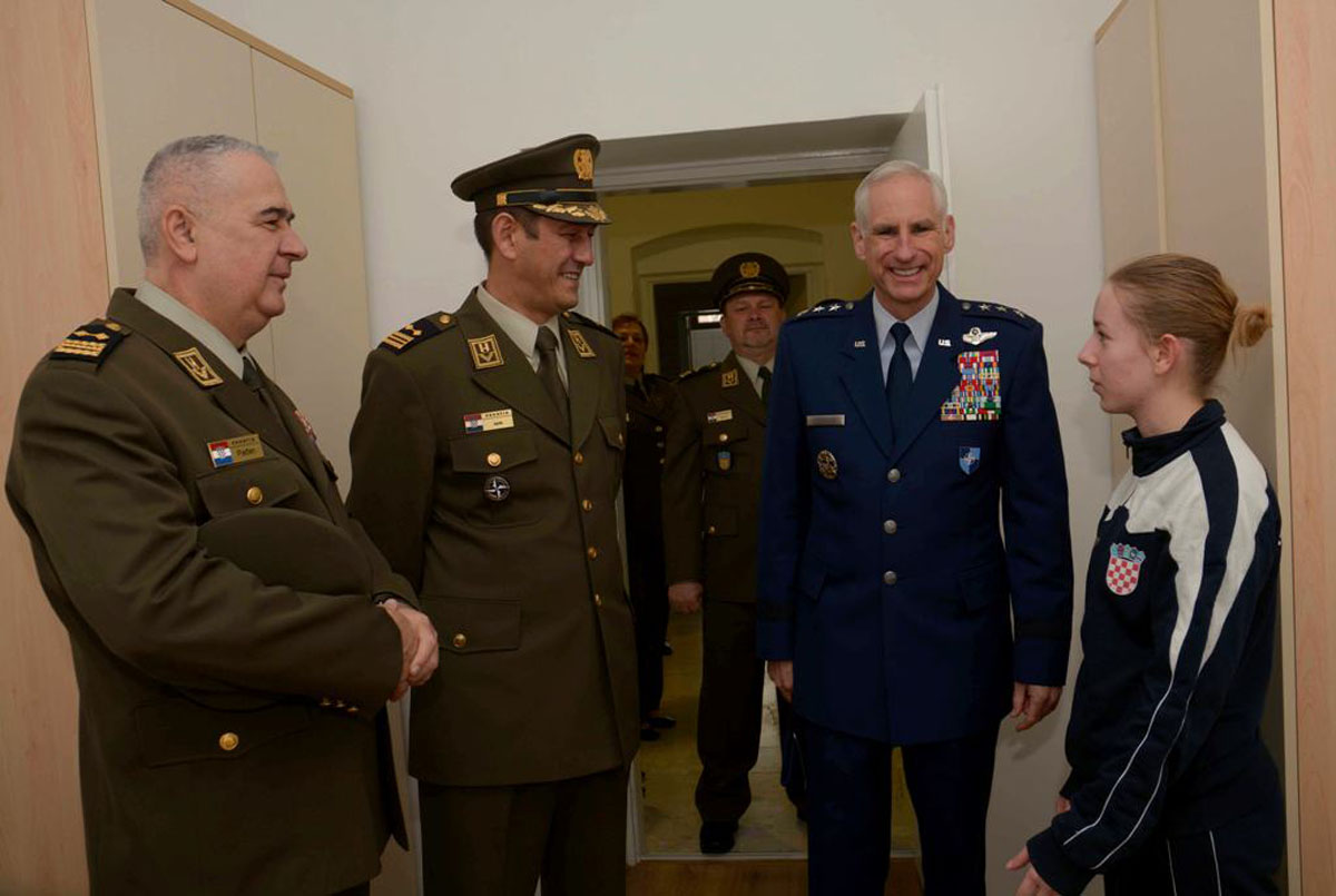 Zamjenik predsjedavajućeg Vojnog odbora NATO-a u posjetu HVU