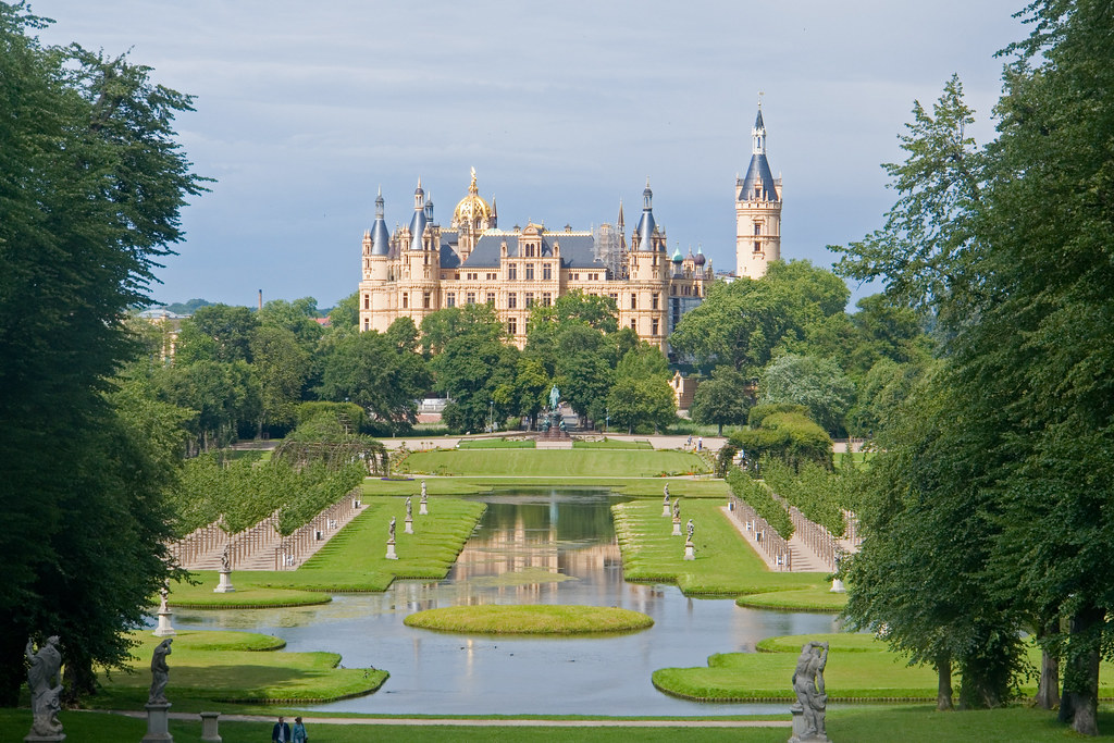 Château de Schwerin, dans le nord de l'Allemagne.