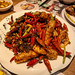 Spicy shrimp dry stir-fried with tea leaves | 香辣茶葉炒蝦