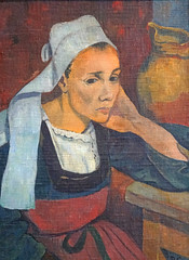 Portrait de Marie Lagadu de Paul Sérusier (Musée de Pont-Aven) - Photo of Bannalec