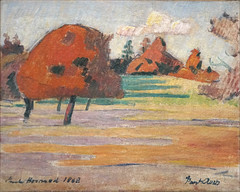 Paysage de Pont-Aven d-Emile Bernard (Musée de Pont-Aven) - Photo of Bannalec
