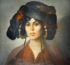 Femme de Biskra de Marie Caire-Tonoir (musée de Pont-Aven) - Photo of Riec-sur-Belon