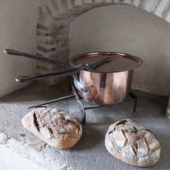 Fake breads in Castle kitchen - Photo of Le Chalard