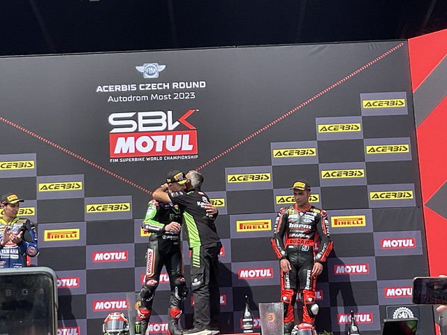 SBK Race 1 podium