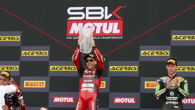 SBK Race 2 podium