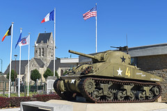 M4A4 Sherman ‘U.S.A. 3069548’ “Channel Blues” at Sainte-Mère-Église - Photo of Le Ham