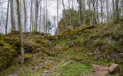 Ruine et silhouette du Haut-Nideck - Photo of Cosswiller