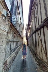 Brittany Pont-Audemer - Ann in an alley