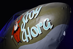 Nose art on C-47 Skytrain ‘292717’ “Stoy Hora” (really 44-77047 / G-AMSN) - Photo of Écoquenéauville