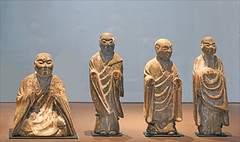 Moines bouddhistes (musée d'art moderne, Fontevraud)