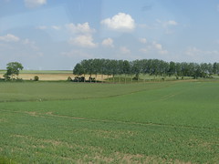 The D929 between La Boisselle and Bapaume (Somme)