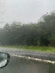 Rain falls plainly in Maine