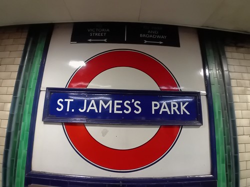 St. James’s Park Underground Station (District and Circle Lines) & 55 Broadway