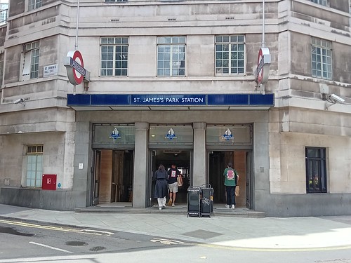 St. James’s Park Underground Station (District and Circle Lines) & 55 Broadway