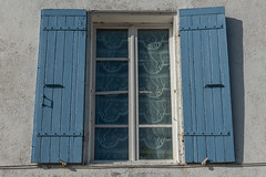 Upper Floor Window and Shutters in Brouage, Charente-Maritime