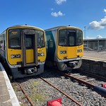 Commuter trains at Cork (Kent)