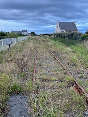 Overgrown track approaching Roscoff